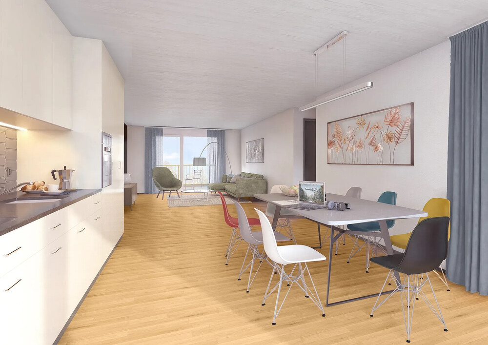 Papillon Feuerfalter Niederwangen Mietwohnungen Impression Innenvisualisierung 4