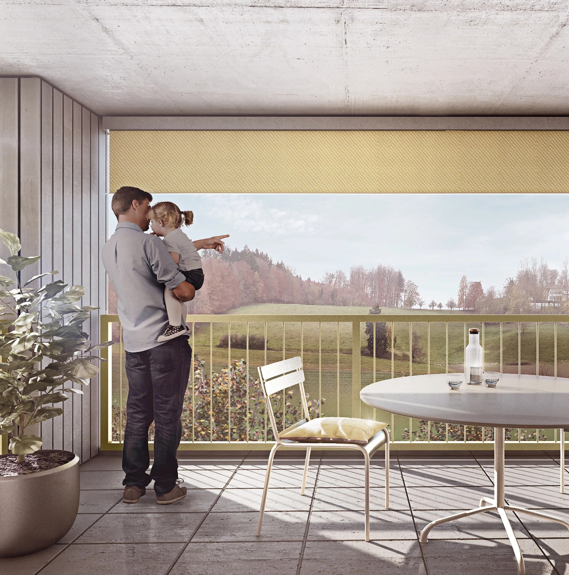 Papillon Feuerfalter Niederwangen Mietwohnungen Kontakt Aussenvisualisierung